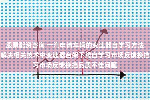 股票配资咨询 一汽申请车辆的变速器自学习方法及装置专利，解决相关技术中变速器台架下线自学习市场反馈换挡品质不佳问题