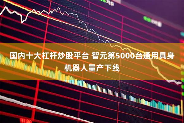 国内十大杠杆炒股平台 智元第5000台通用具身机器人量产下线